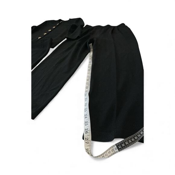 Vintage St. John Cardigan Blazer and Pants Set | Size 8 Medium | Black - Picture 8 of 12